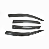 Honda Civic Type-R FK8 2017 2018 2019 2020 2021 with Aftermarket Parts - Door Window Visor Carbon Fiber / FRP from EPR USA